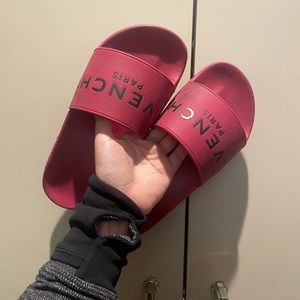 Given pink slides